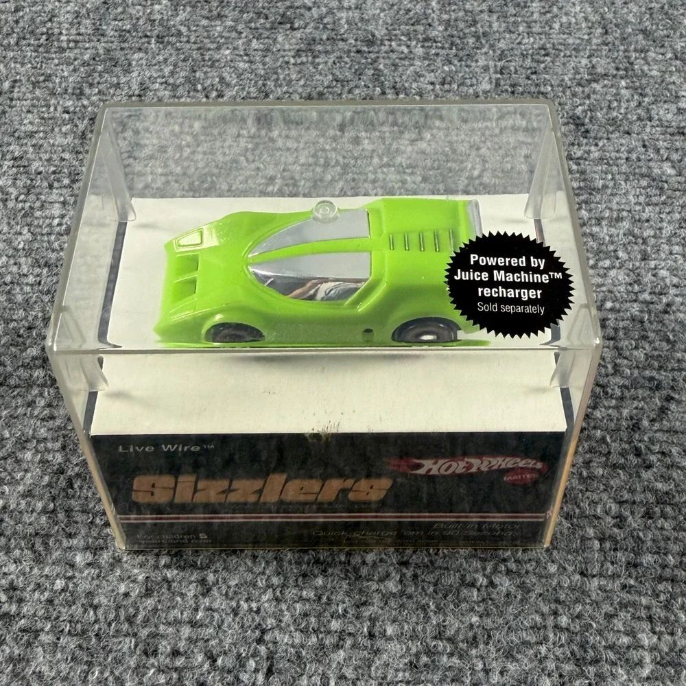 Hot Wheels Sizzlers Live Wire Toy Green K4775 Motorized Electric Car